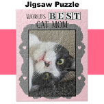 Puzzle Best cat maman ajouter photo rose gris<br><div class="desc">Célébrez la maman de chat pur-fect dans votre vie avec ce charmant puzzle! Ce cadeau réfléchi est idéal pour n'importe quel amoureux des animaux, avec un design personnalisé adorable qui met en valeur son amour pour son ami félin. Qu'elle se souvienne de son moment de chatte préféré ou qu'elle profite...</div>
