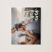 Puzzle Best Dad Ever Custom Photo Gift From Wife (Vertical)