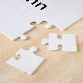 Puzzle Best dad ever father's dad gift photo name simple (Côté)