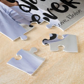 Puzzle Best Dad Ever Photo Black Script Overlay Daughter (Côté)