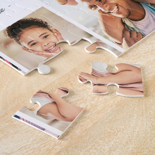 Puzzle Best Dad Photo Collage (Côté)