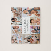 Puzzle Best Dad Photo Collage (Vertical)