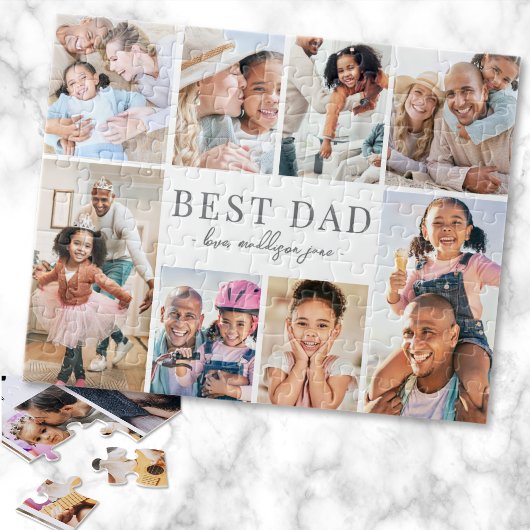 Puzzle Best Dad Photo Collage