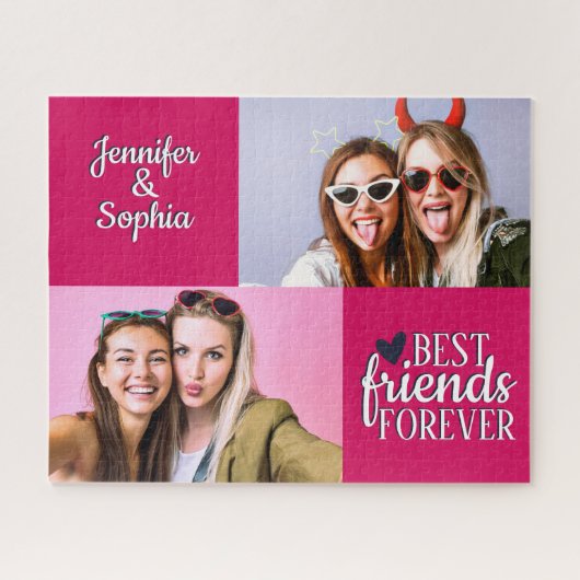 Puzzle Best Friend pour toujours deux images modèle moder (Horizontal)