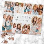 Puzzle Best Friends Elegant BFF Collage photo<br><div class="desc">Puzzle personnalisé "meilleur ami". Ce puzzle doux et réfléchi est une façon amusante de célébrer votre amitié. Il dispose d'espace pour huit photos, disposées autour de la frontière pour mettre en évidence vos souvenirs préférés ensemble, tout en gardant l'accent sur le texte significatif au centre. Au milieu, "Best Friend" s'affiche...</div>