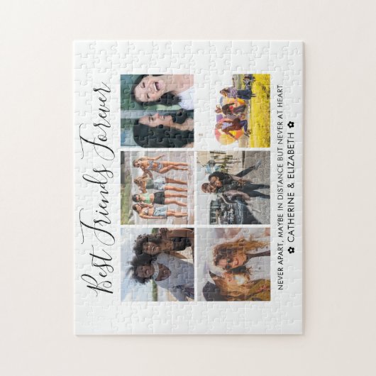 Puzzle Best Friends Forever 6 Photo BFF Besties Citation (Vertical)