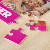 Puzzle Best Mom Ever – 8 Photo Collage Frame Template (Côté)