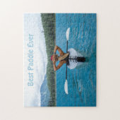 Puzzle Best Paddle Ever Custom Photo Kayak (Vertical)
