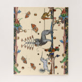 PUZZLE BESTIAIRE MÉDIÉVAL, BÊTE APOCALIYPTIQUE, UNICORN (Vertical)