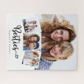 Puzzle Besties 4 Photo Collage Best Friend's (Horizontal)