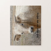 Puzzle Bétail blancs du charolais de grands yeux - (Vertical)