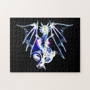 Puzzle Bête de mer Dragon fantastique Océan tempête Art m