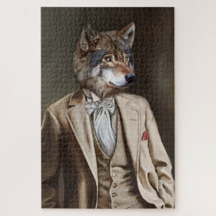 Puzzle Bêtes nobles - Dandy Wolf