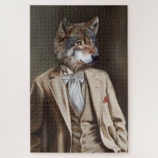 Puzzle Bêtes nobles - Dandy Wolf (Vertical)