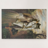 Puzzle Bêtes nobles - Loup dans les vêtements de mouton (Horizontal)