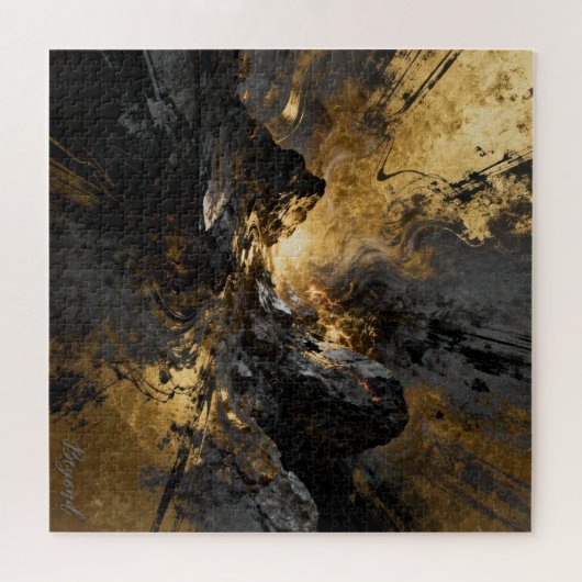 Puzzle Beyond -  AI Fantasy Digital Art Print (Horizontal)