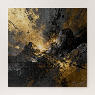 Puzzle Beyond - Impression d'art numérique de fantasy par