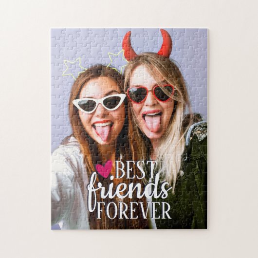 Puzzle BFF Meilleurs amis pour toujours photo moderne (Vertical)