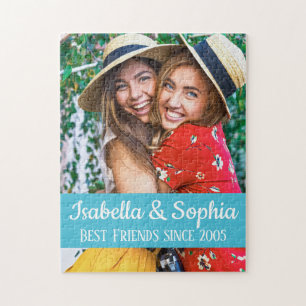 Puzzle BFF Meilleurs amis tendance photo personnalisée mo