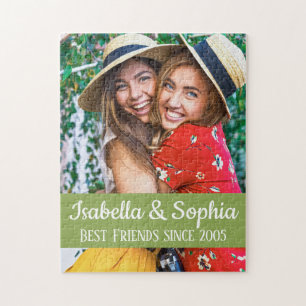Puzzle BFF Meilleurs amis tendance photo personnalisée mo