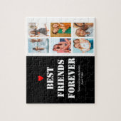 Puzzle BFF Photo Collage Amis Anniversaire Cadeau Bestie (Vertical)
