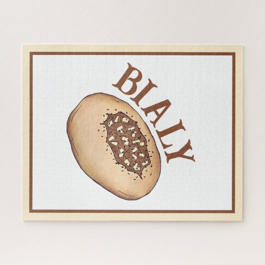 Puzzle Biale Boulangerie juive Pain d'oignon Pologne Nour (Horizontal)