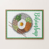 Puzzle Bibimbap Cuisine coréenne Cuisine Cuisine Riz Egg (Horizontal)