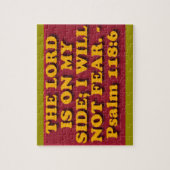 Puzzle Bible verse from psaume 118:6 (Vertical)