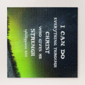 Puzzle Bible Verse Inspiration Citation Écriture (Horizontal)