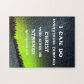 Puzzle Bible Verse Inspiration Citation Écriture Jigsaw (Horizontal)