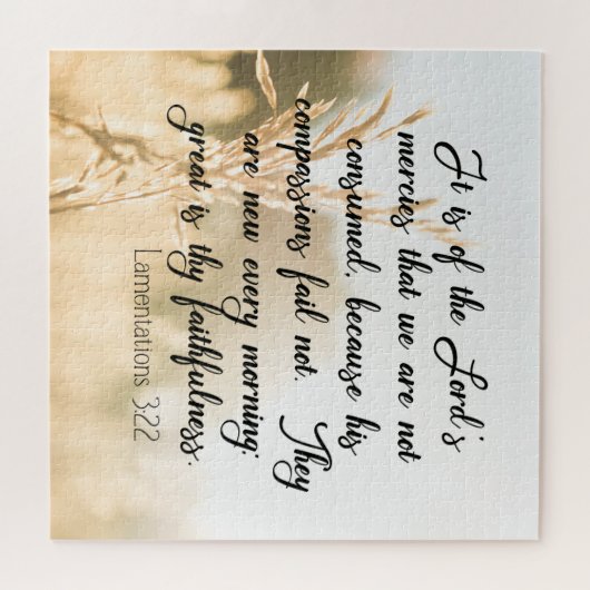 Puzzle Bible Verse Niveau difficile (Horizontal)