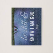 Puzzle Bible Verse Soyez toujours et Sachez que je suis D (Vertical)