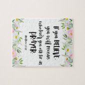 Puzzle Bible verset floral (Horizontal)