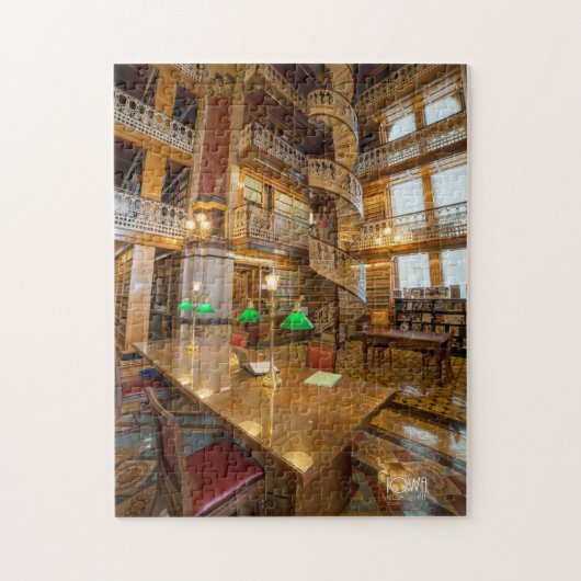 Puzzle Bibliothèque de droit au Capitole de l'État de l'I (Vertical)