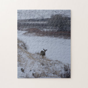 Puzzle Biche de cerf mulet D16 dans la vallée de la riviè