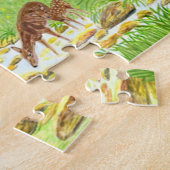 Puzzle Biche et faon (Côté)