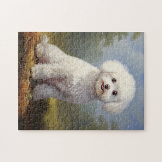 Puzzle Bichon Frisé (Horizontal)