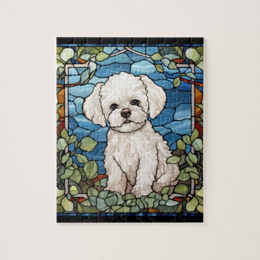 Puzzle Bichon Frise (Vertical)