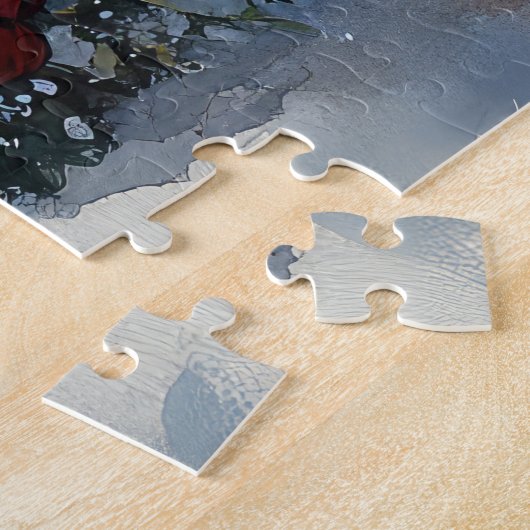 Puzzle Bichon Frise Chien dans la boue Laisser passer la (Côté)