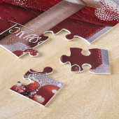 Puzzle Bichon Frise Chien Hiver Merveilles Pays de Noël J (Côté)