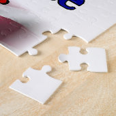Puzzle Bichon Frise Patriotique (Côté)