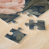 Puzzle Bichon Frisé William Morris Inspiré Floral (Côté)