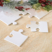 Puzzle Bichon Frise Wreath Festive Pup (Côté)