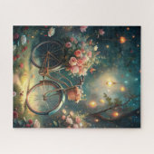 Puzzle Bicycle and Flowers (Horizontal)