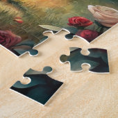 Puzzle Bicycle and Flowers (Côté)