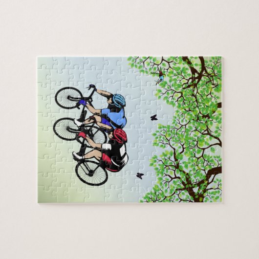 Puzzle Bicycle Race (Horizontal)