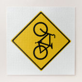 Puzzle Bicyclette pour panneau routier (Horizontal)