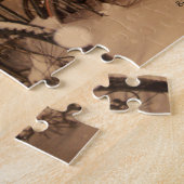 Puzzle : bicyclettes dans la neige (Côté)