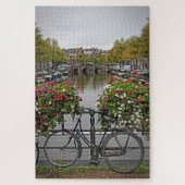 Puzzle Bicyclettes et canaux à Amsterdam - 20x30 - PC (Vertical)