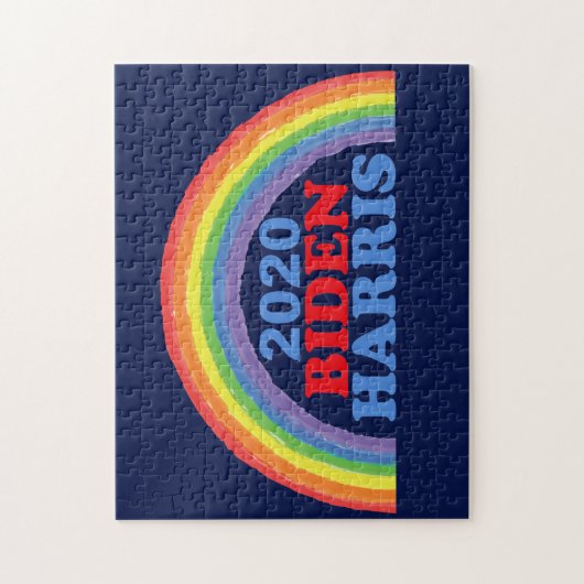 Puzzle Biden Harris 2020 Rainbow (Vertical)
